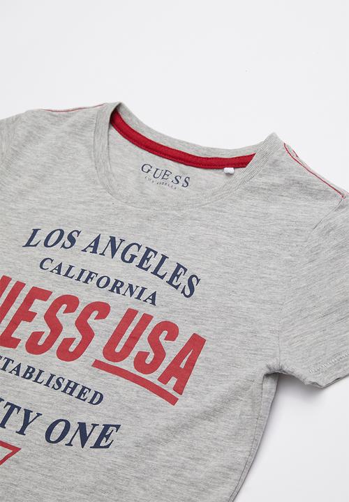 GUESS - Short sleeve Guess established tee - grey 