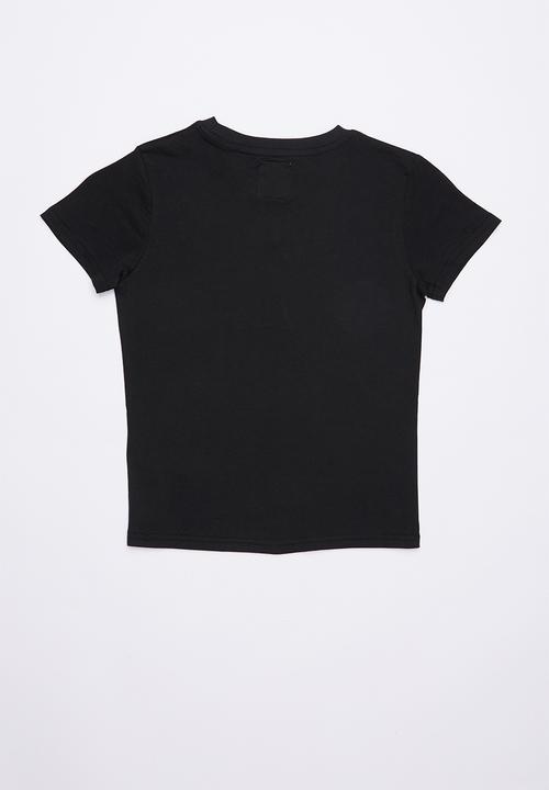 KAPPA - Authentic estessi slim tee - black