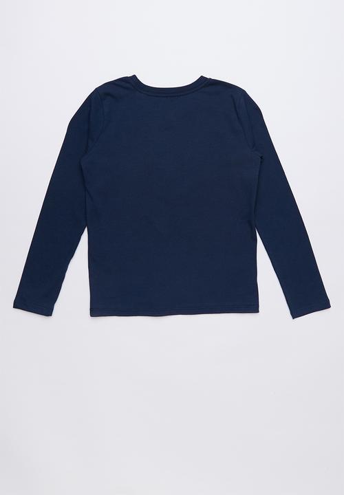 GUESS - Long sleeve los angeles tee - navy