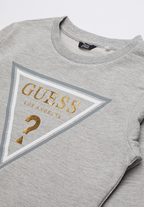 GUESS - Long sleeve active tri top  - grey 