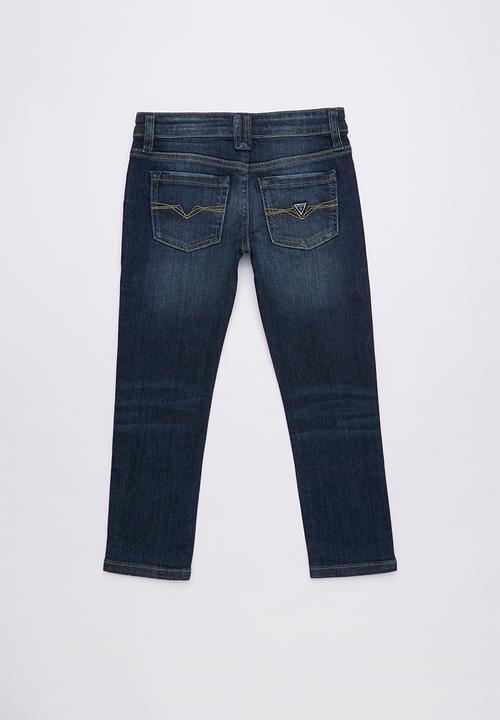 GUESS - Dark tint wash skinny - blue