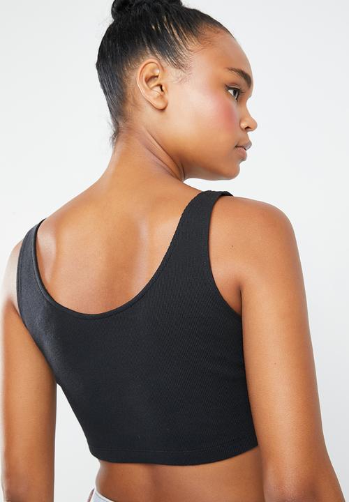 adidas Originals - Cropped tank - black
