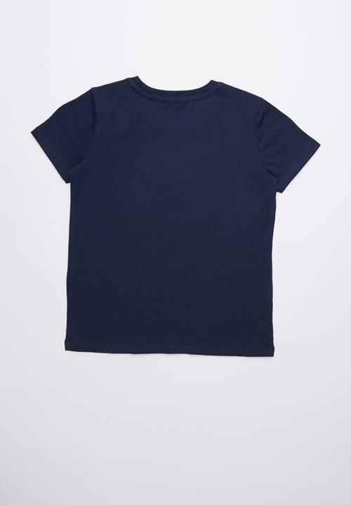 GUESS - Grid tee - navy