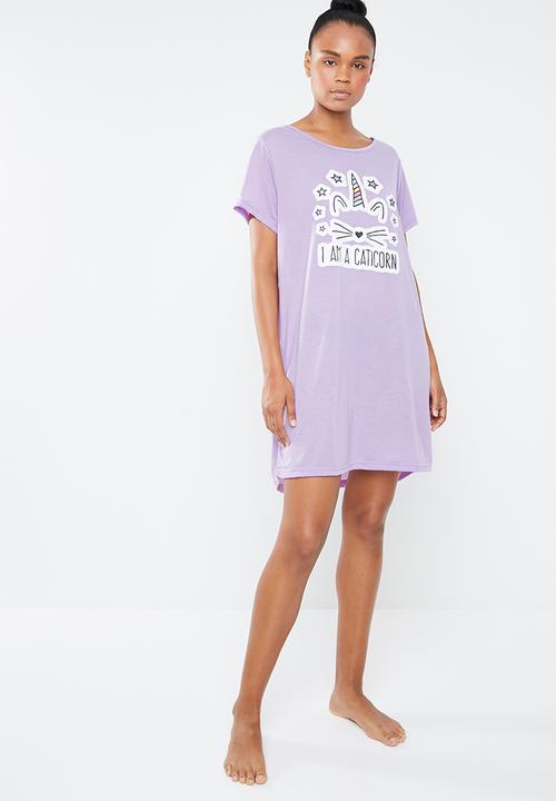 c(inch) - Sleep shirt - purple