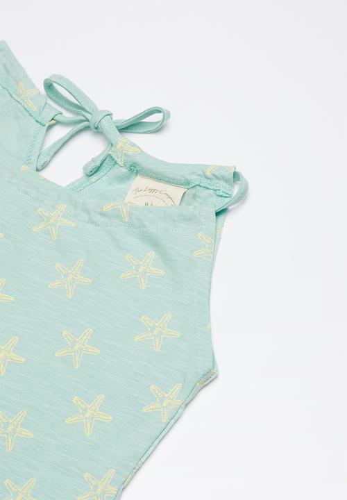 Lizzy - Sameh printed strappie top - green