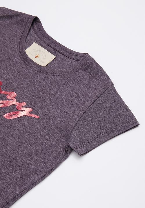 Lizzy - Mikaela printed tee - purple