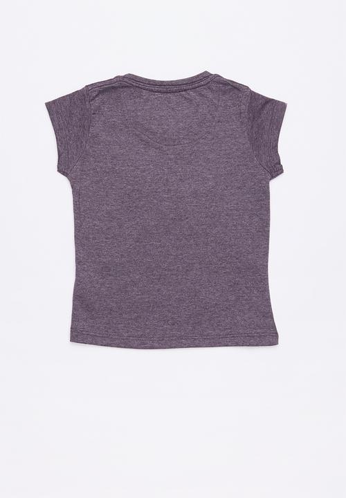 Lizzy - Amara printed tee - purple