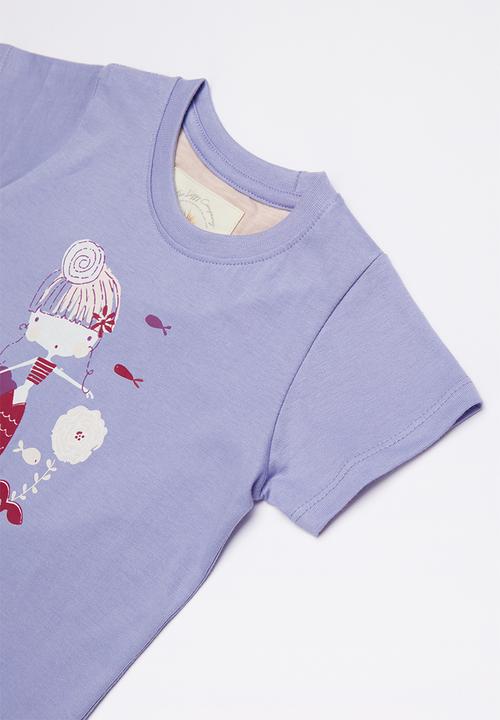 Lizzy - Millie printed tee - purple 
