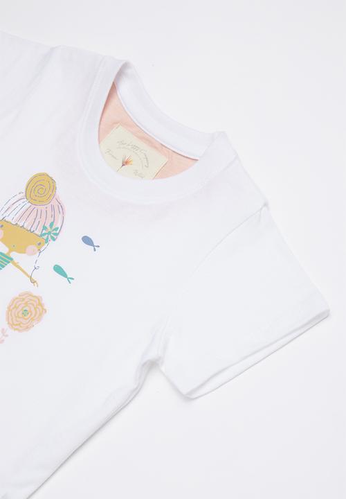 Lizzy - Millie printed tee - white