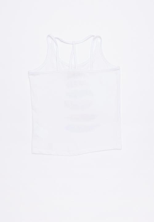 Lizzy - Celia printed vest - white 