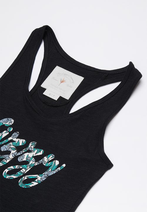 Lizzy - Bodhi printed vest - black 