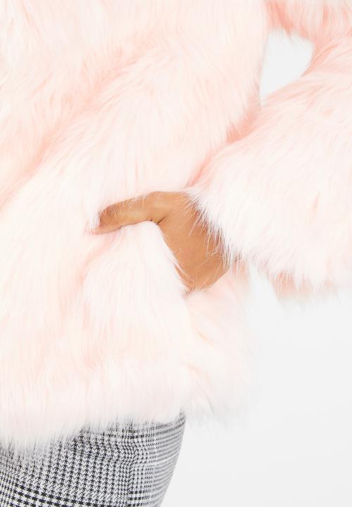 dailyfriday - Faux fur jacket - pink
