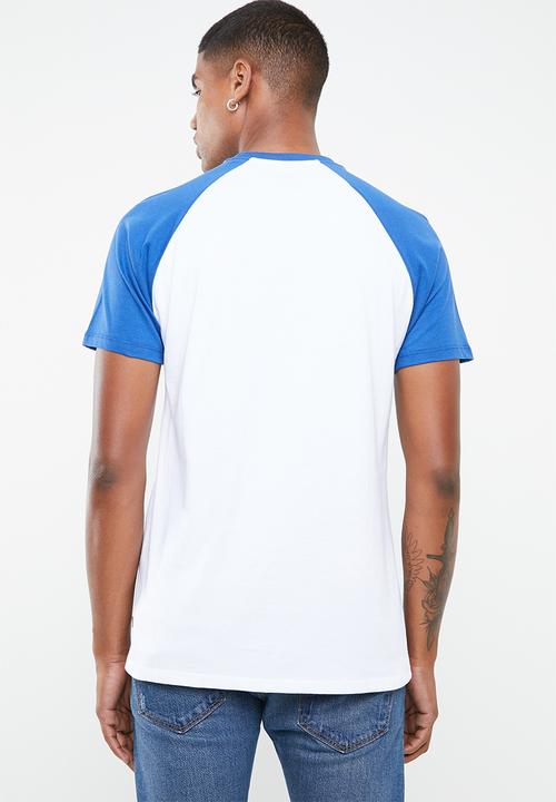 Levi’s® - Short sleeve baseball hm tee retro - white & blue