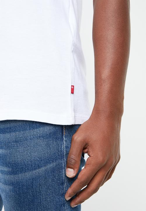 Levi’s® - Short sleeve baseball hm tee retro - white & blue