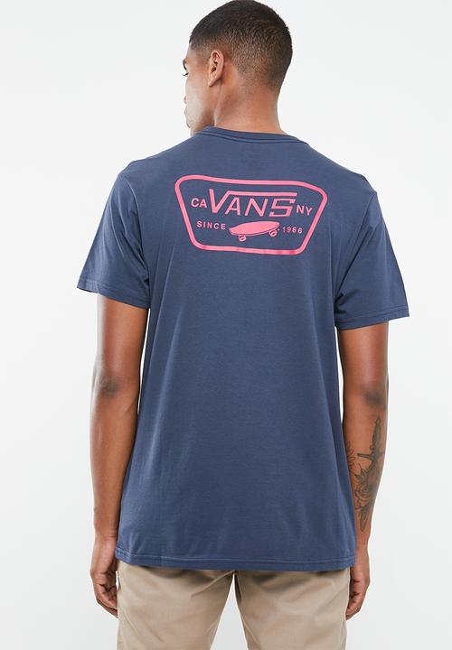 Vans - Full patch back tee - blue
