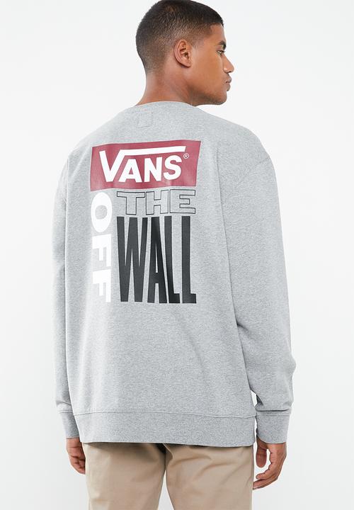 Vans - Retro tall type crew sweat - grey