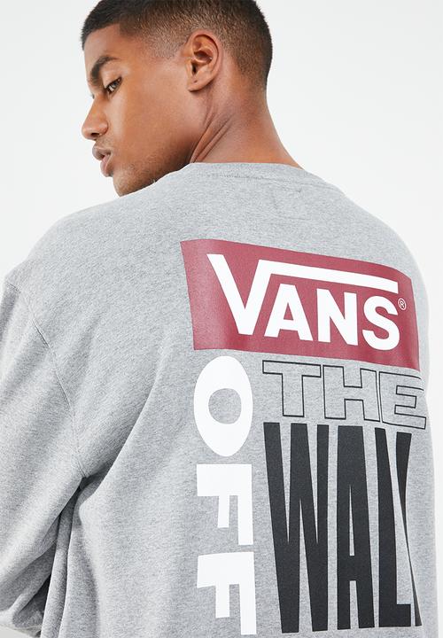 Vans - Retro tall type crew sweat - grey