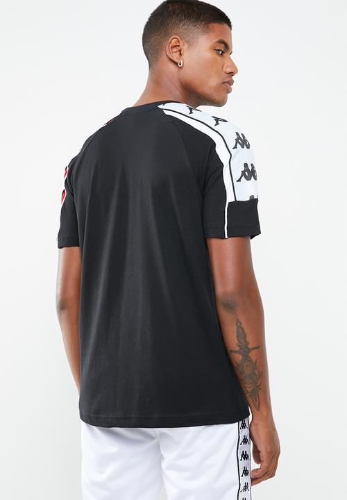 KAPPA - Banda 10 Arset tee - black & red