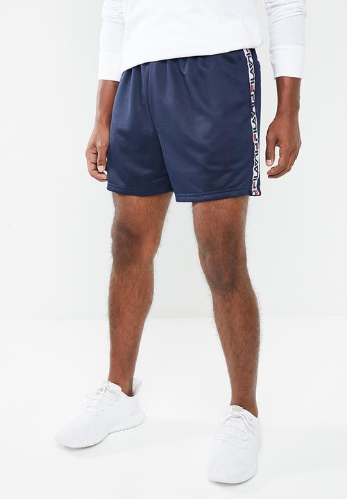 fila navy shorts