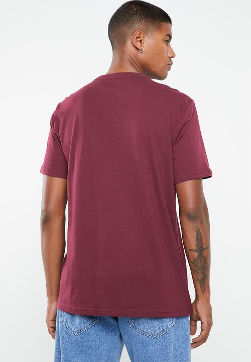 Converse - Chuck patch tee - burgundy