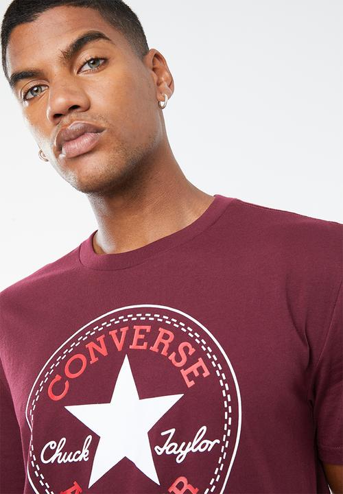 Converse - Chuck patch tee - burgundy