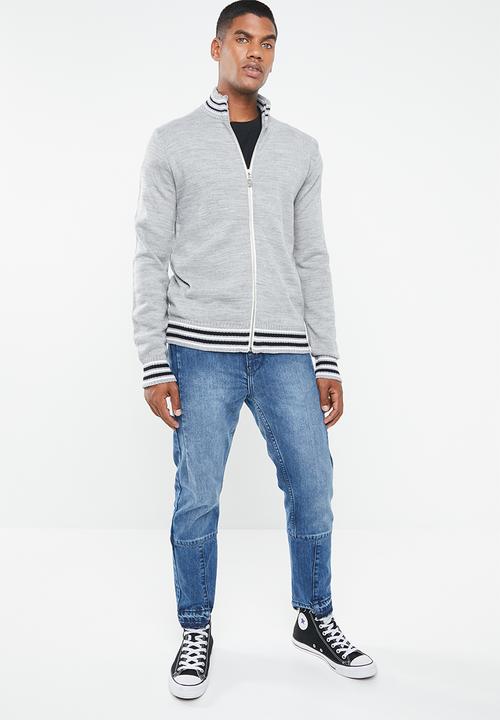 Superbalist - Cropped patchwork jeans - blue 