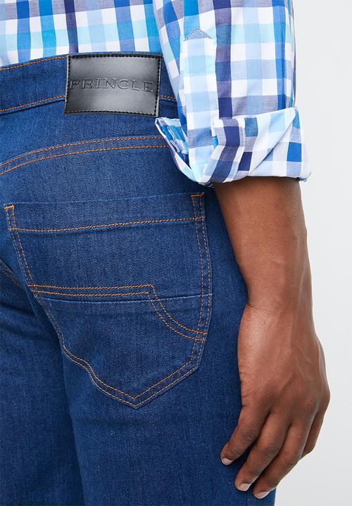 Pringle of Scotland - Firth straight leg jeans - blue
