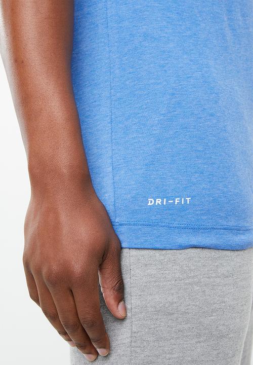 Nike - Nike dry tee nike train - blue & black