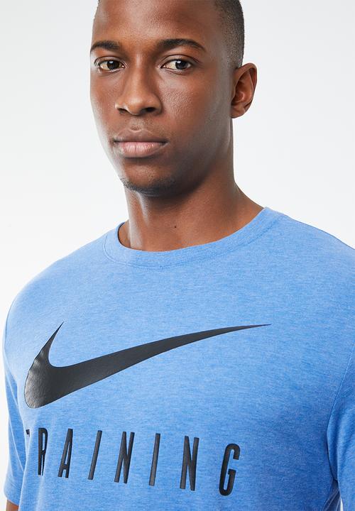 Nike - Nike dry tee nike train - blue & black