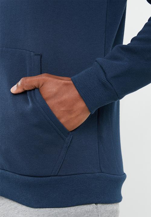 Under Armour - Rival fleece full zip hoodie - navy