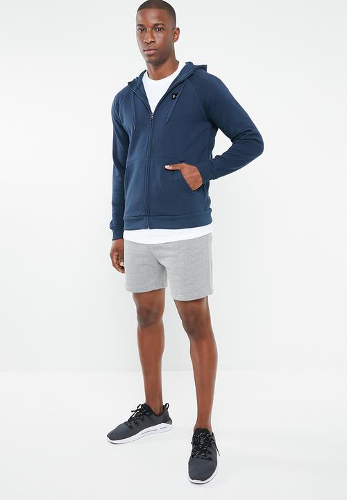 Under Armour - Rival fleece full zip hoodie - navy