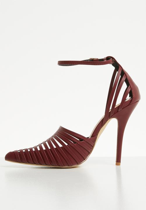 Footwork - Stiletto heel - maroon