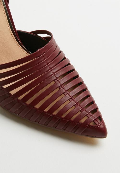 Footwork - Stiletto heel - maroon