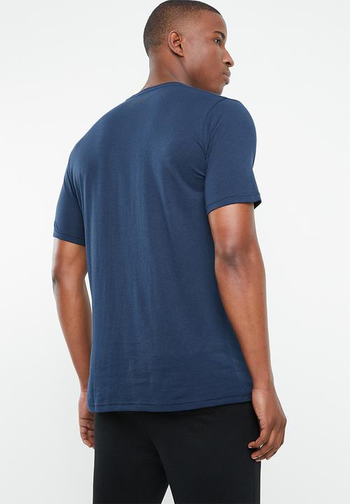 Under Armour - UA big logo tee - navy