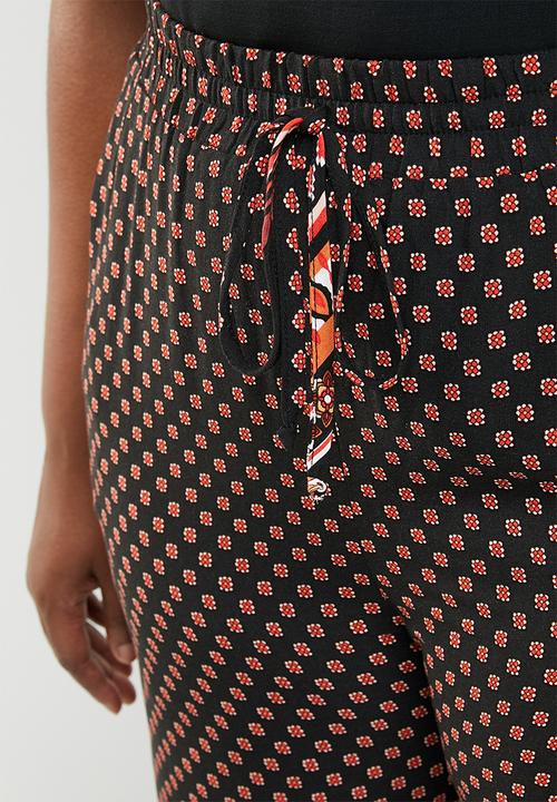 STYLE REPUBLIC PLUS - Wide leg flat front pants - multi