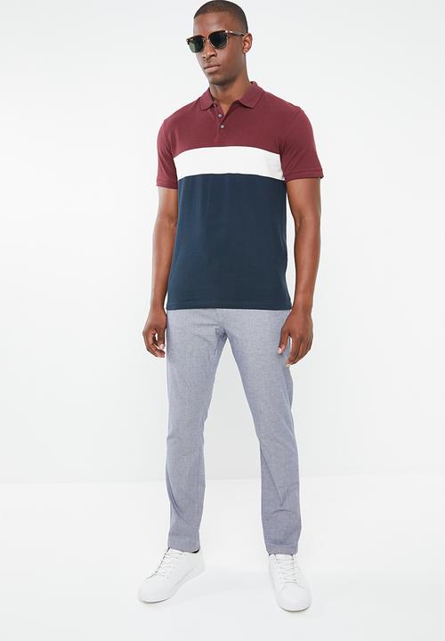 Selected Homme - Jinx short sleeve polo tee - multi