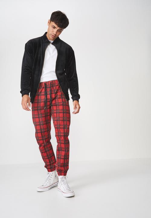 Cotton On - Velour zip through - black