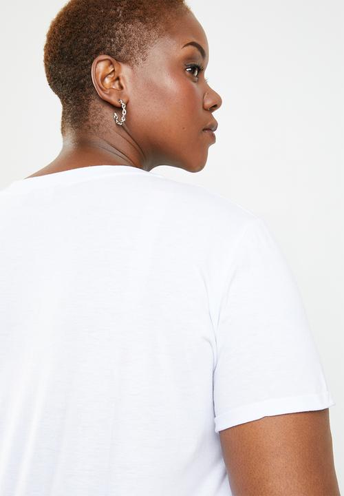 STYLE REPUBLIC PLUS - Rebel T-shirt - white
