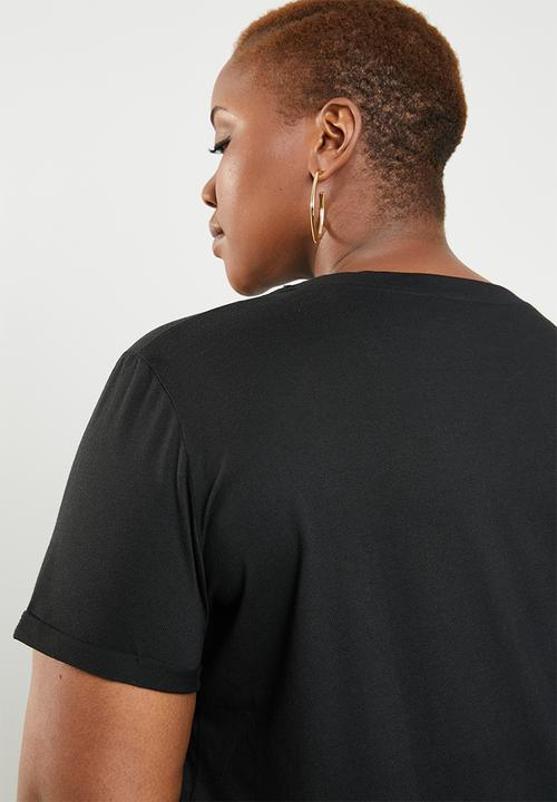 STYLE REPUBLIC PLUS - Rebel T-shirt - black 