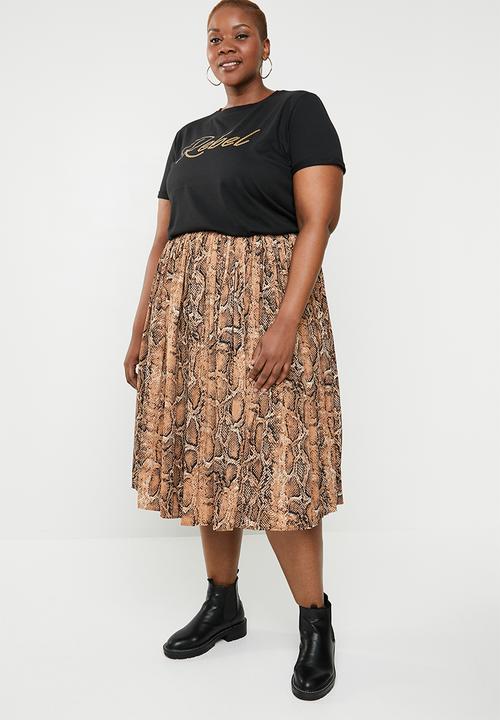 STYLE REPUBLIC PLUS - Rebel T-shirt - black 