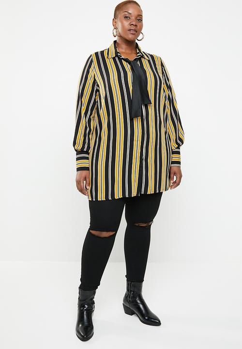 STYLE REPUBLIC PLUS - Contrast detail shirt - multi