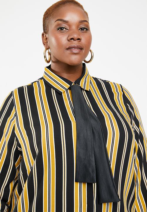 STYLE REPUBLIC PLUS - Contrast detail shirt - multi