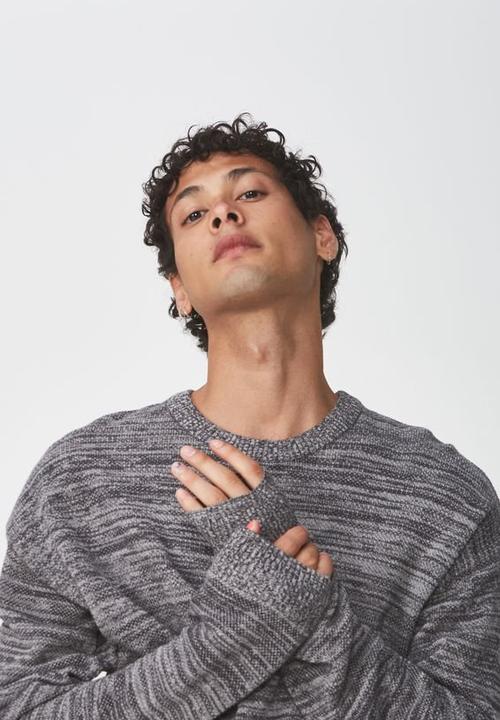 Cotton On - Lightweight crew sweater - grey