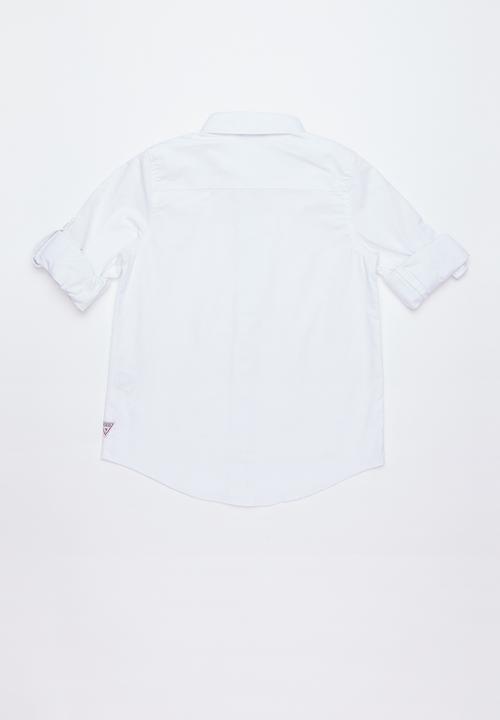 GUESS - Core woven shirt - white