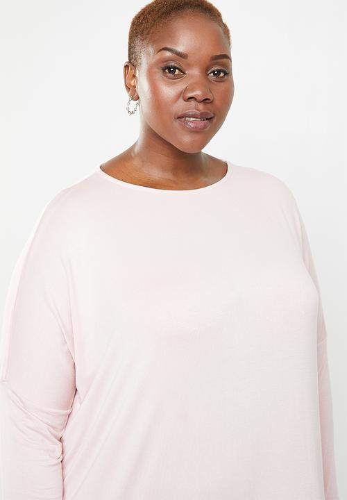 STYLE REPUBLIC PLUS - Three quarter dress with pockets - pink