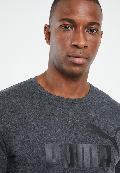PUMA - Ess heather tee - grey