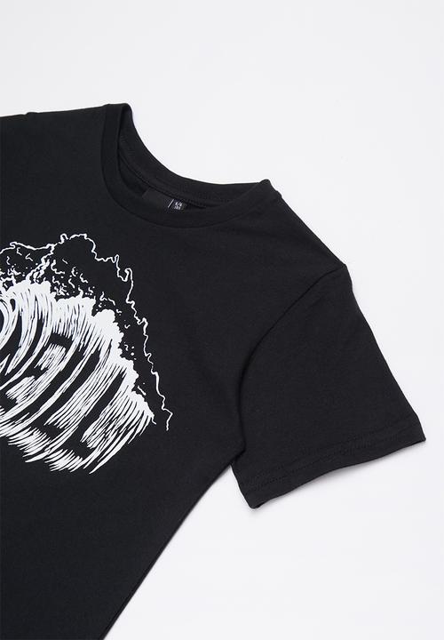 O'Neill - Surf spit tee - black & white