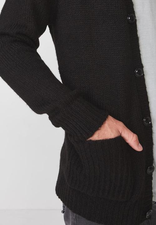 Cotton On - Combi cardi - black