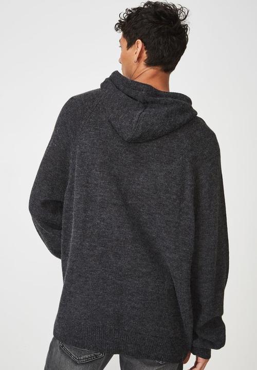 Cotton On - Hooded sweater knit - black
