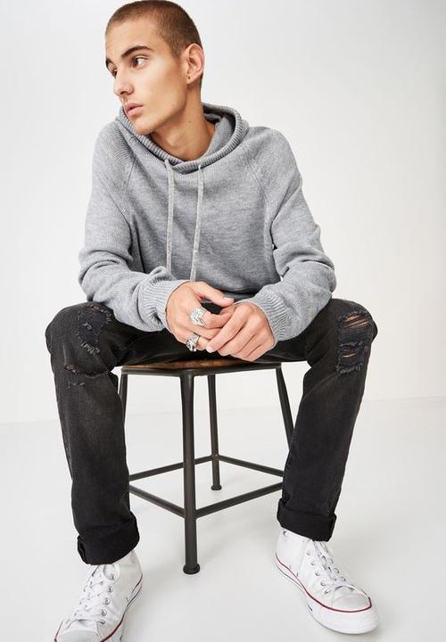 Cotton On - Hooded sweater knit - grey